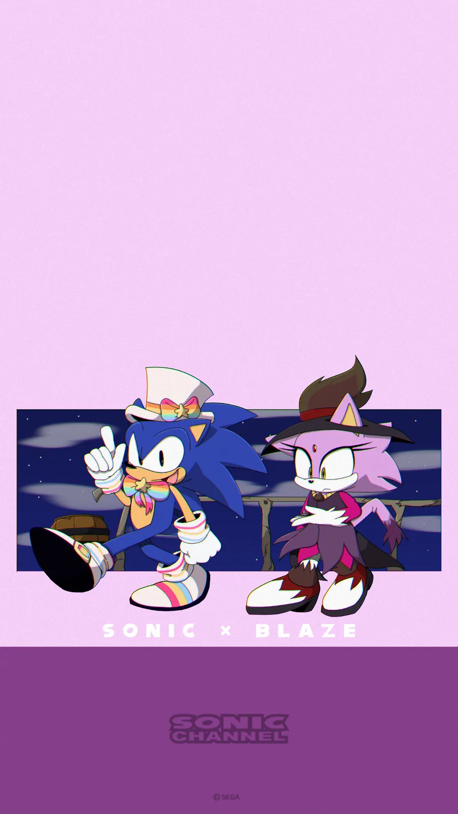 Sonic Channel Wallpaper Cover Story: Sonic & Blaze (November 2021