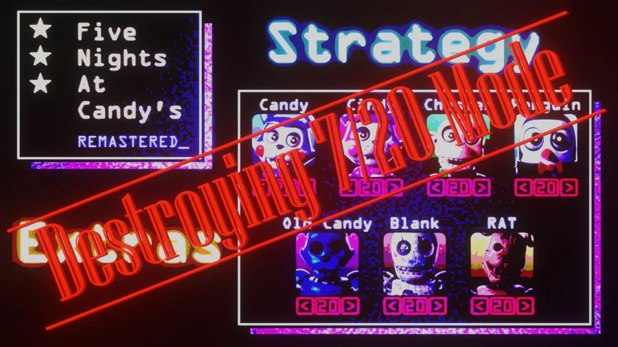 Forgotten Candy's Nights (FNaC 4 FanMade) by MONYAPLAY - Game Jolt