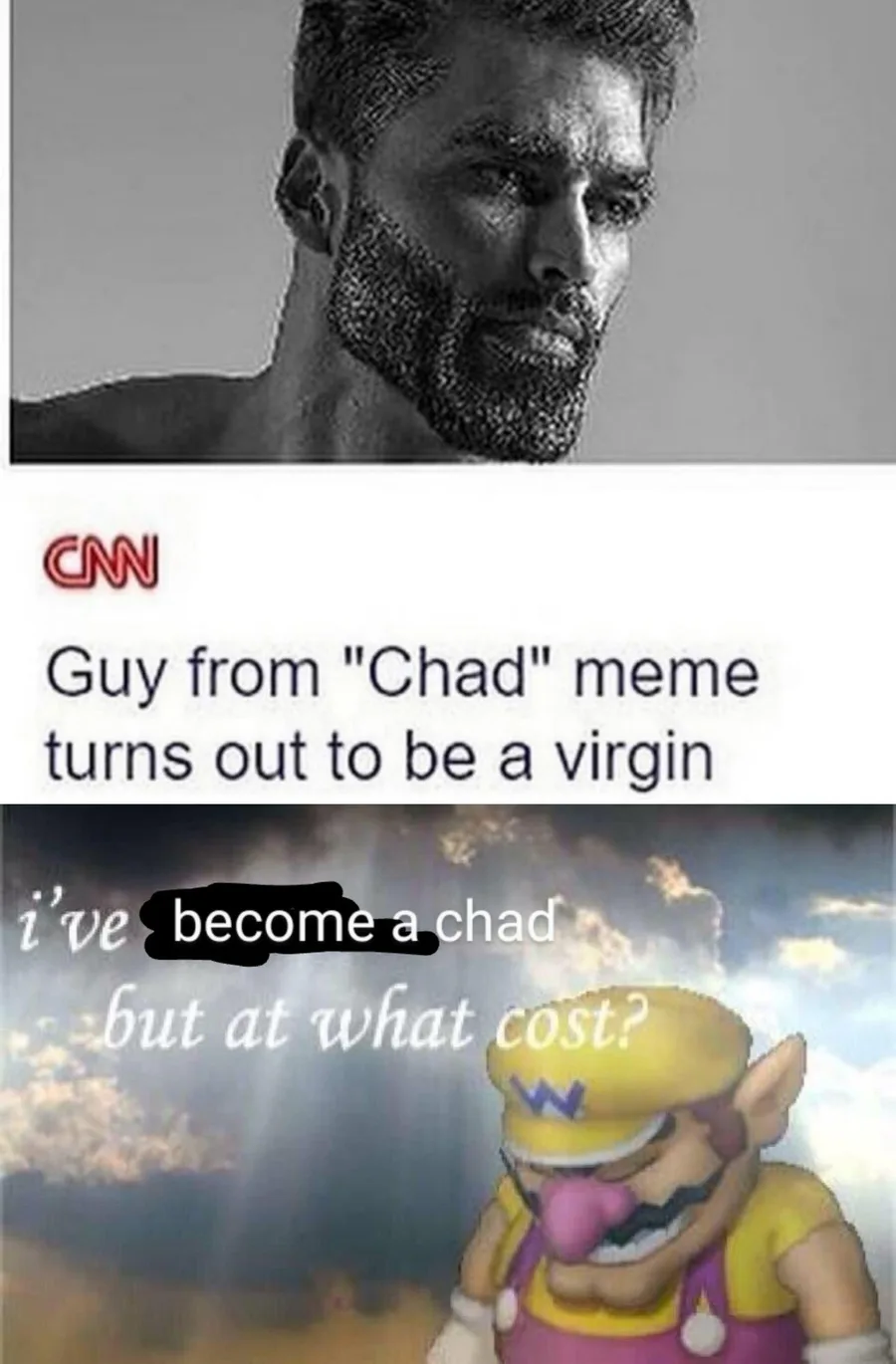 Guy from Chad meme turns out to be a virgin The Chad Virgin The