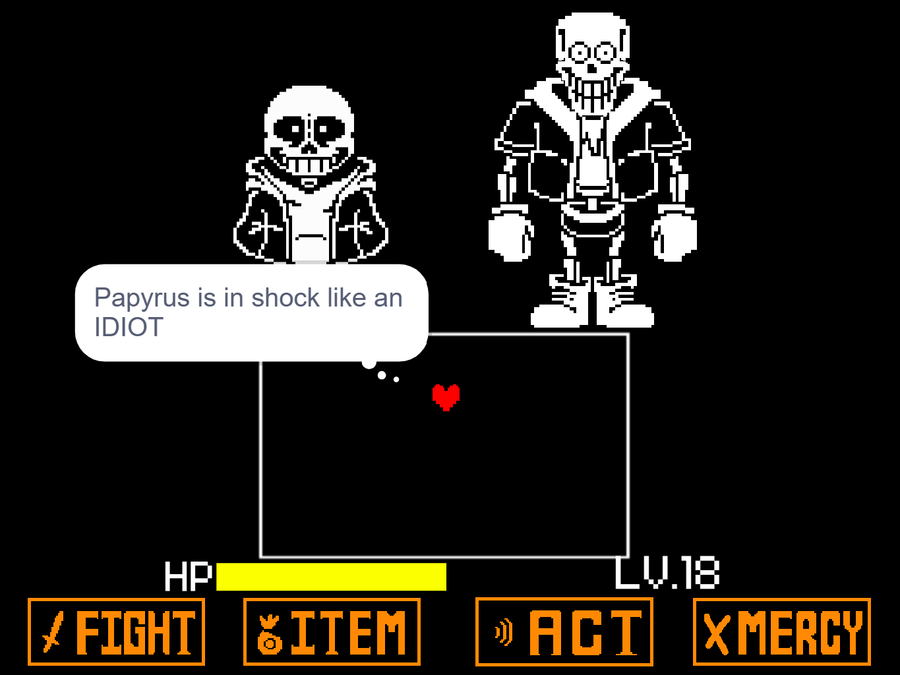 Scratch] MSS! Underfell Sans battle! [Demo,undertale fangame] 