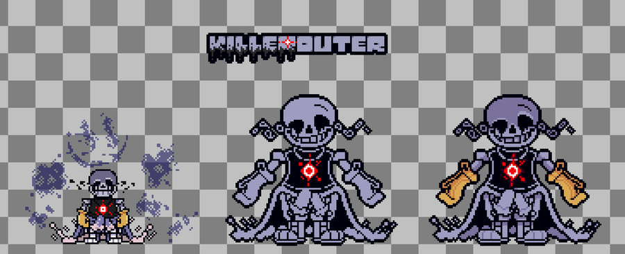 Pixilart - dust sans sprite sheet by Glitched-artist