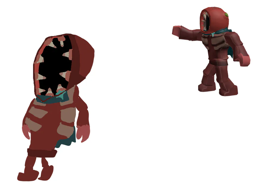 compare my aj animal to my roblox avatar