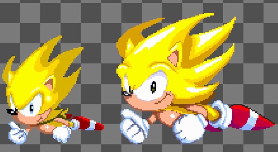 MimiiPyon on Game Jolt: ✨Super Sonic 2✨ #supersonic #sonicthehedgehog  #segasonic ##sonicart