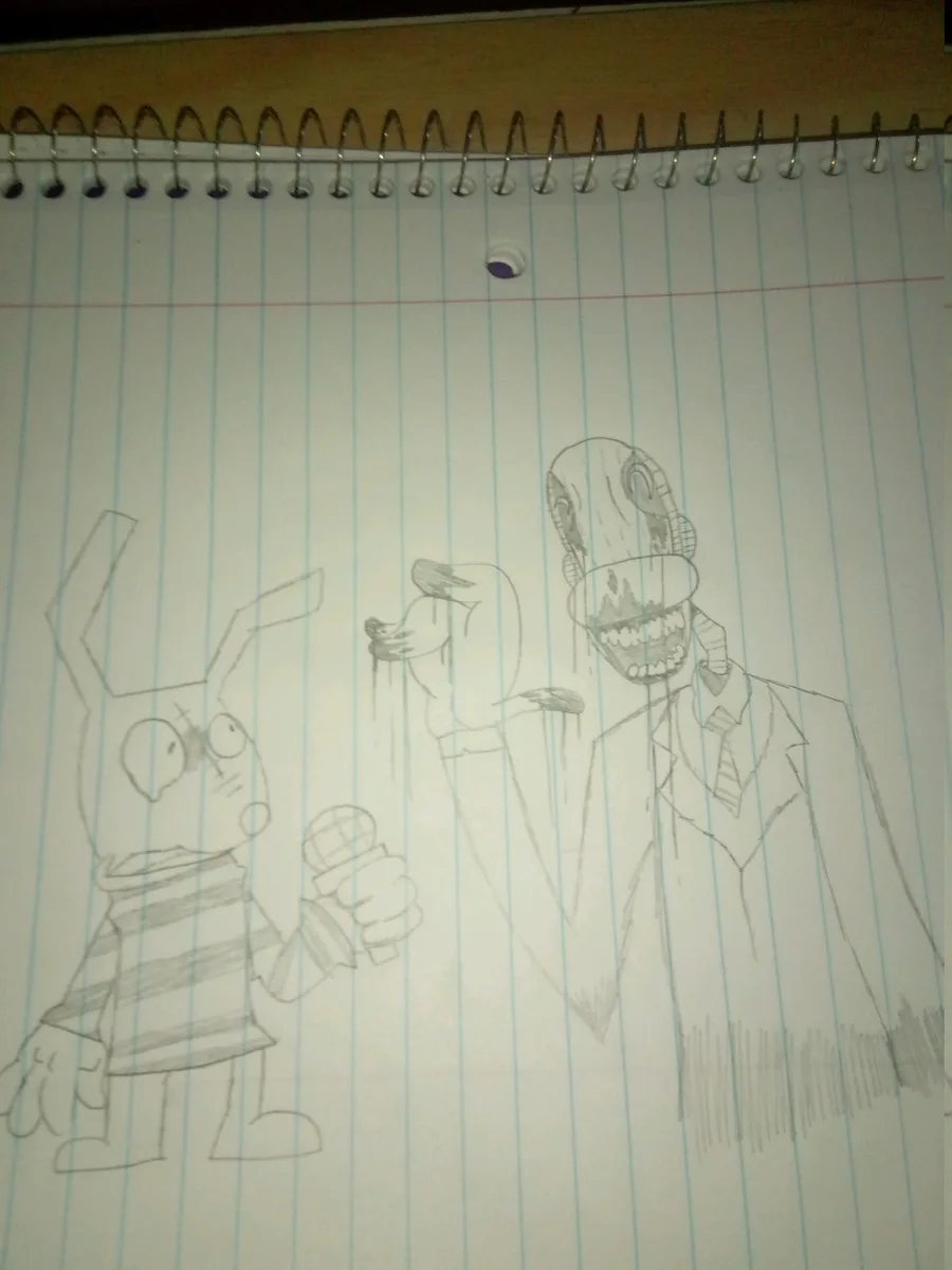 Phibi on Game Jolt: my first drawing of TWF, Jack Walten and Felix  kranken, this art is