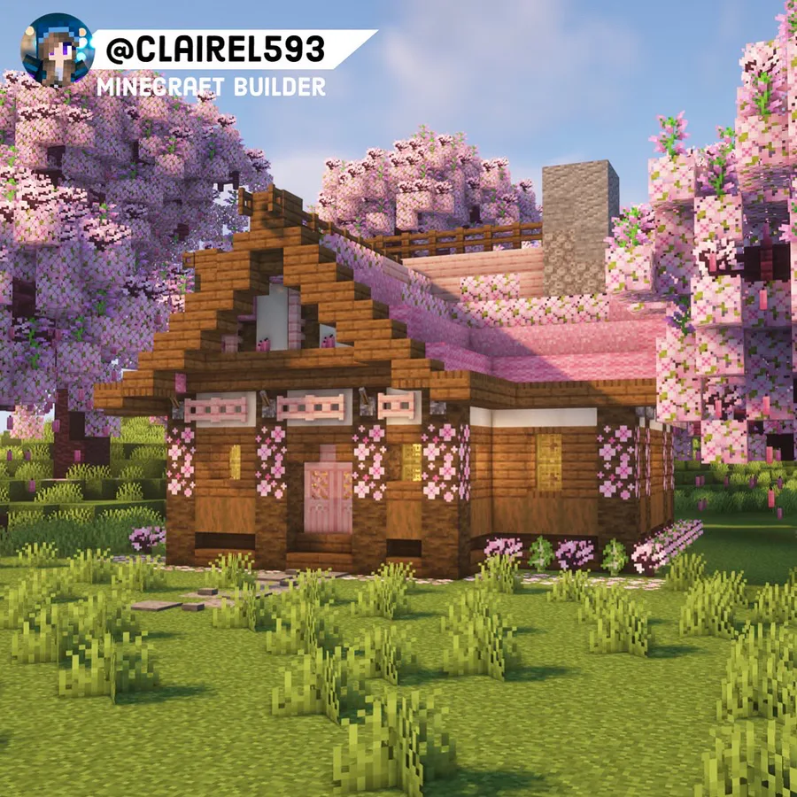 Minecraft: 1.17 Small Brewery house with A cute garden 🪴