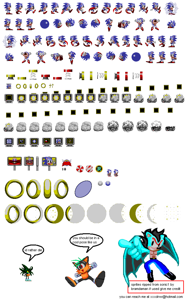 Adanishedgehog on Game Jolt: sprite sheet of yours's truly made entirely  by me