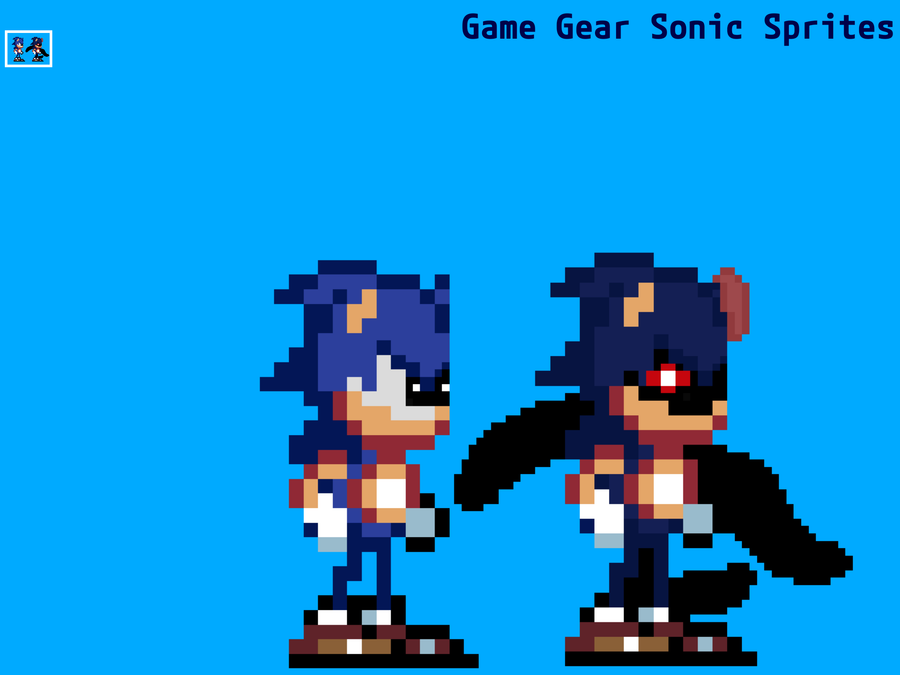 This Custom/Edited Classic Sonic sprite I made is a combination of -  Sonic.EXE : Project Parasite by MiIes