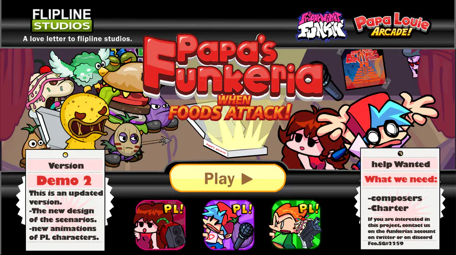 Papa's Funkeria - Papa Louie over Pico [Friday Night Funkin'] [Mods]