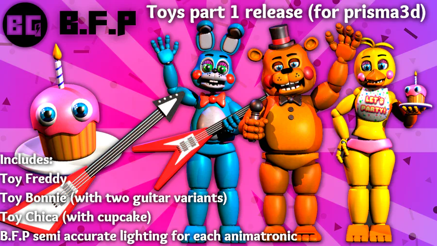 3D file FNAF / Five Nights at Freddy's ToyChica Files For Cosplay