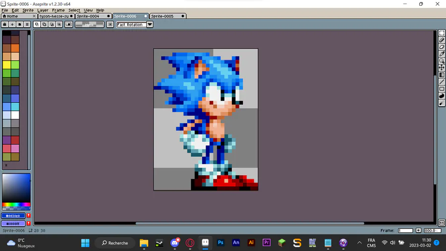 I deadass love when I Mania-Style Mod.Gen sprites - Sonic.EXE