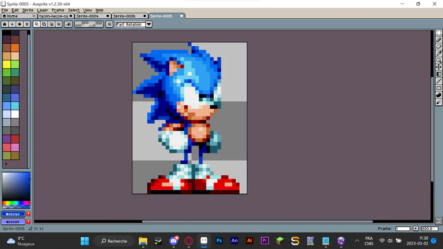 Sonic custom sprite sheet sonic awesome pixel art