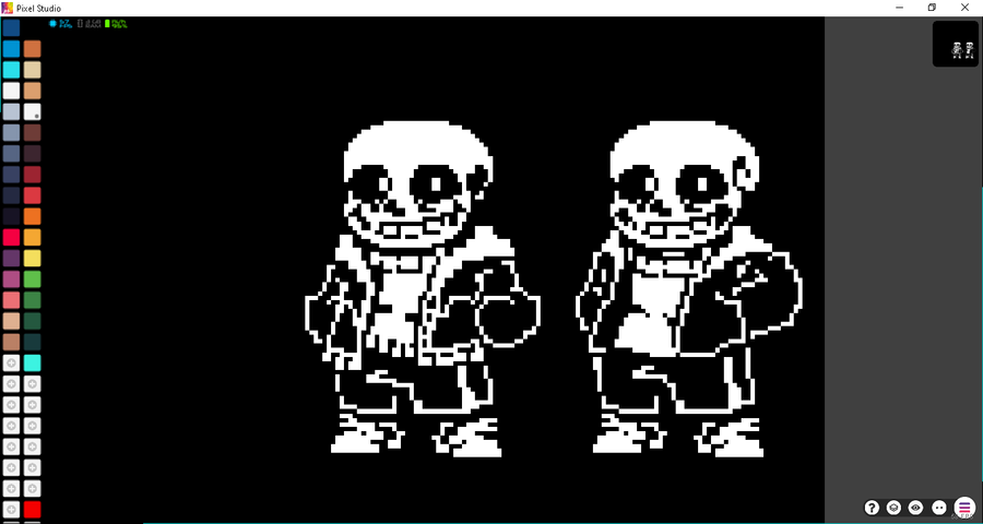 Dust Sans spritesheet by Moishma on DeviantArt