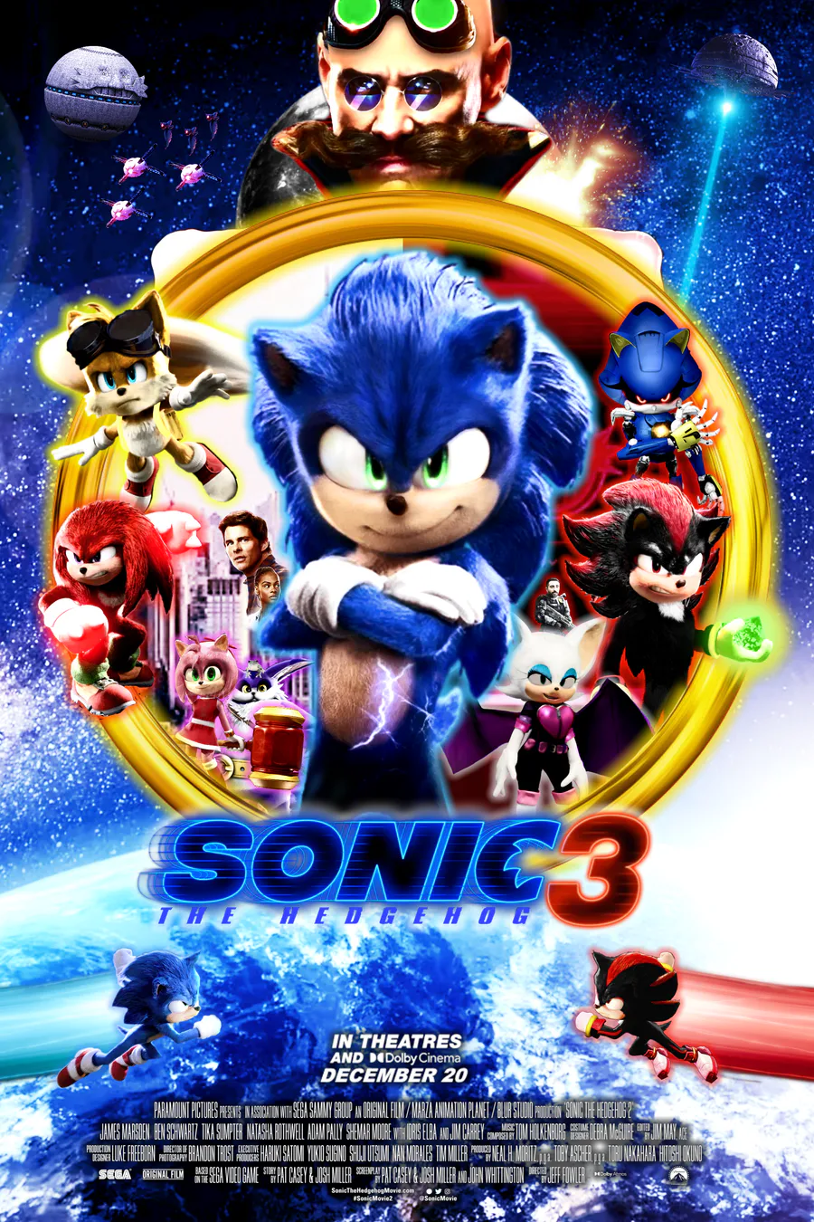 Samuel Lukas The Hedgehog on Game Jolt: Sonic Movie 2 (Game Edition) Poster  3