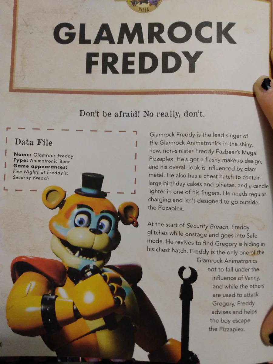 FNAF Security Breach- Glamrock Freddy Poster for Sale by