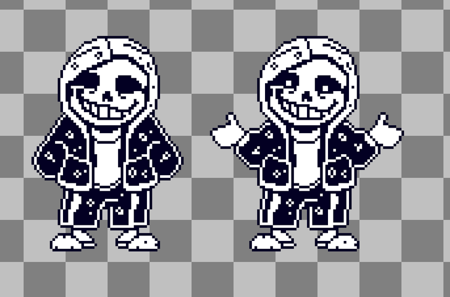 I made a dust tale sans sprite : r/Undertale