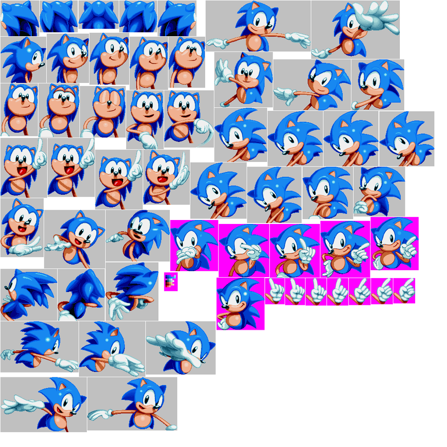 Sonic 1 Mania Sprites