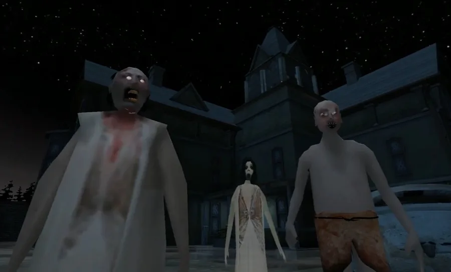 slenderman's freakish friends and family night on Game Jolt: granny 3 PC  Slenderina The Cellar 2 mode