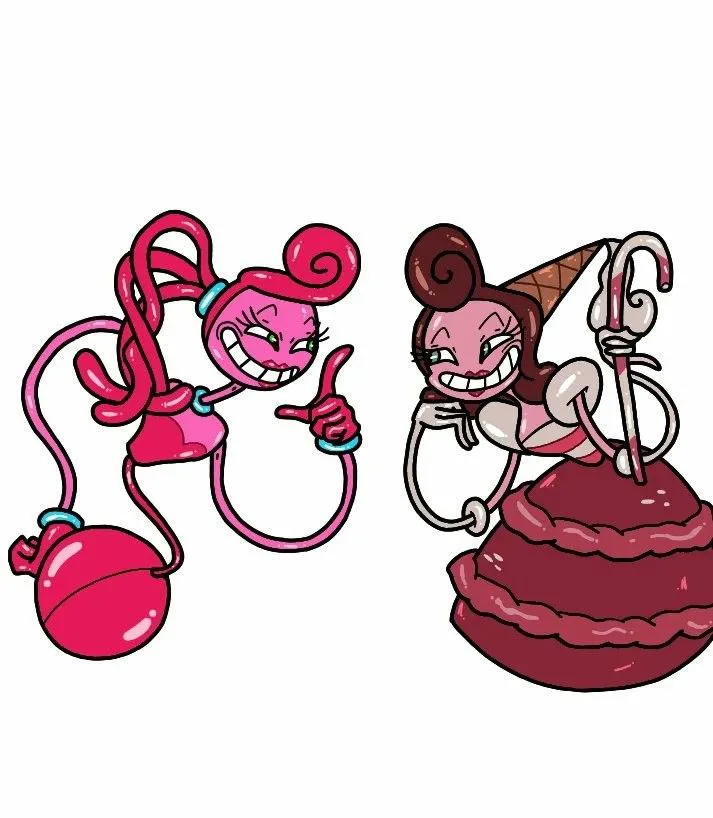 Mommy Long Legs as Baroness Von Bon Bon (Cuphead Show by SuperWiiBros08 on  Newgrounds