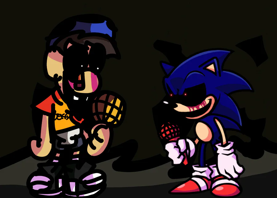 Clonesonicthehedghog on Game Jolt: Fnf x sonic exe majin sonic the clown  art i draw