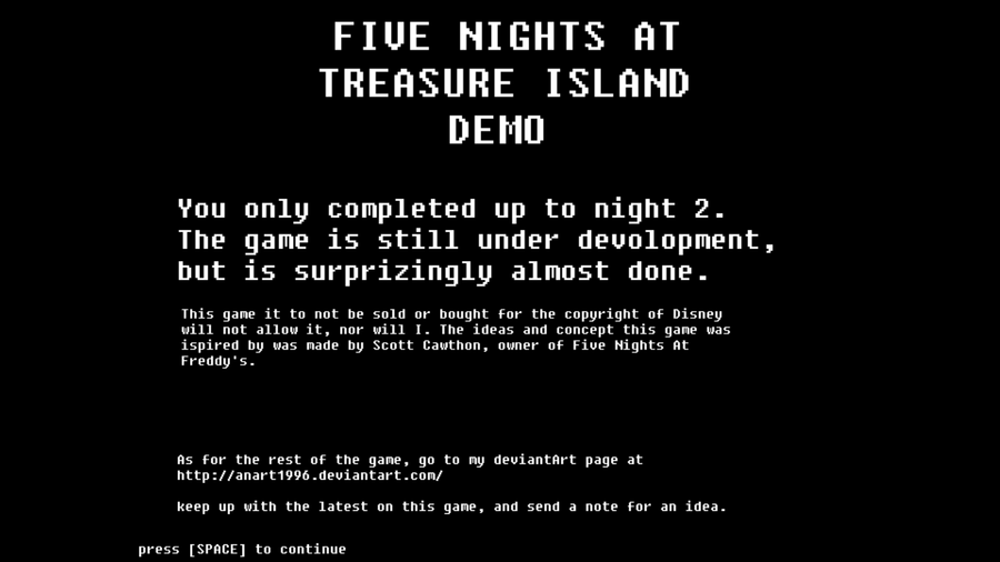 Five Nights At Treasure Island by AnArt1996 on DeviantArt