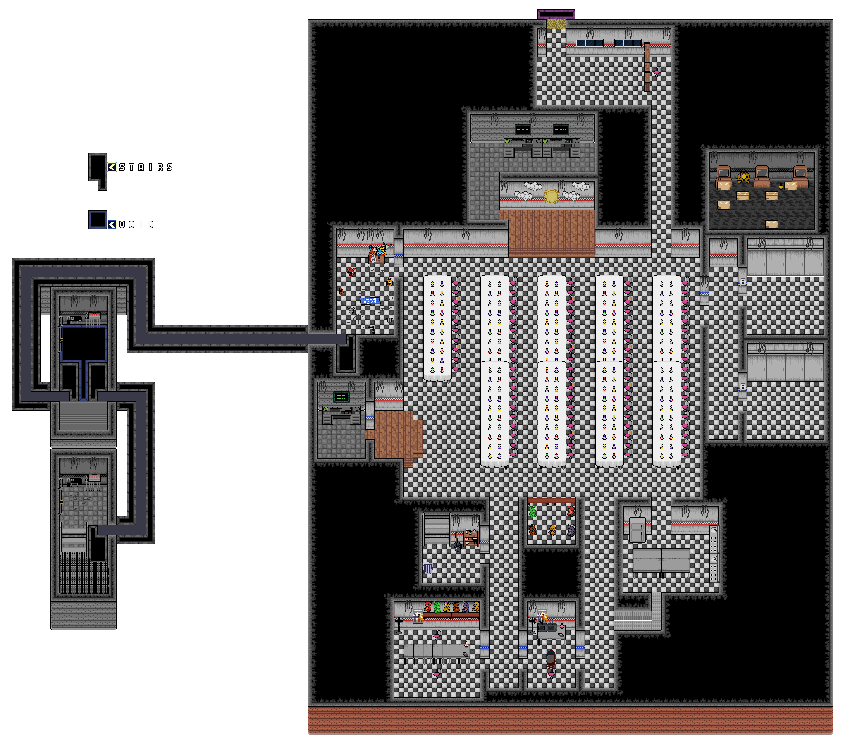 FNAF1 Map Layout - During Gameplay by Sega-HTF