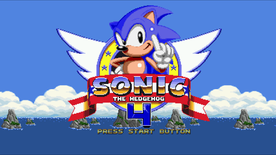 Title Screen - Sonic 4 Genesis 
