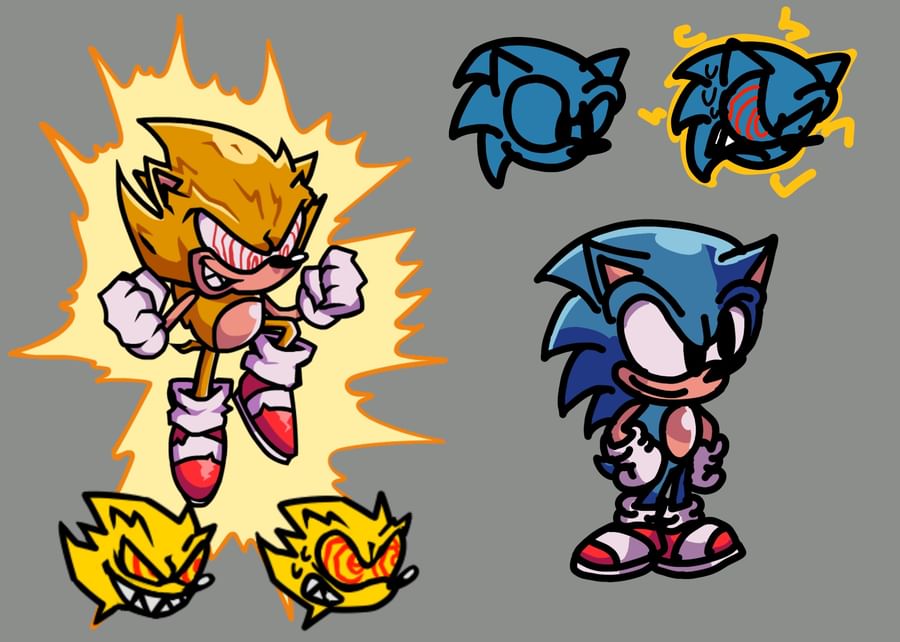 Como DESENHAR SONIC EXE vs FLEETWAY SUPER SONIC - How to DRAW SONIC EXE vs  FLEETWAY SUPER SONIC 