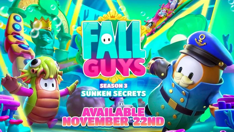 Play Fall Guys Season 3: Sunken Secrets, from November 22nd!