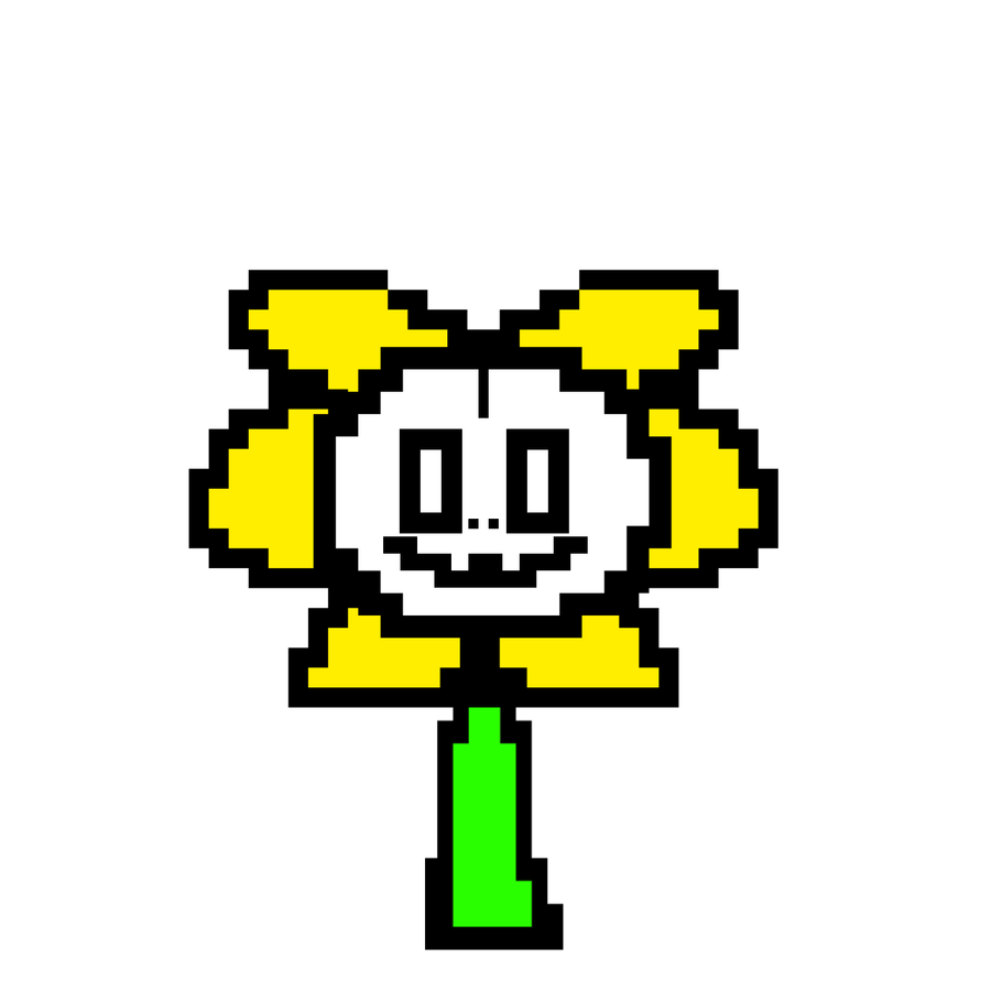 Undertale Flowey Sprite, Flowey, video Game, boss, tutorial png