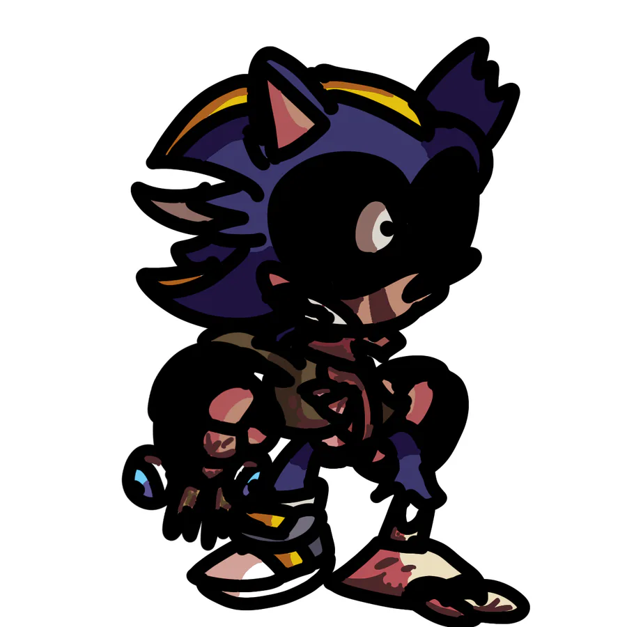 Clonesonicthehedghog on Game Jolt: Fnf x sonic exe majin sonic the clown  art i draw