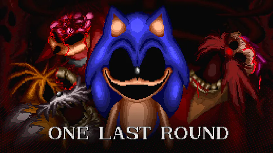 SONIC.EXE ONE LAST ROUND - (NEW ENDINGS AND SECRET STAGE) KNUCKLES