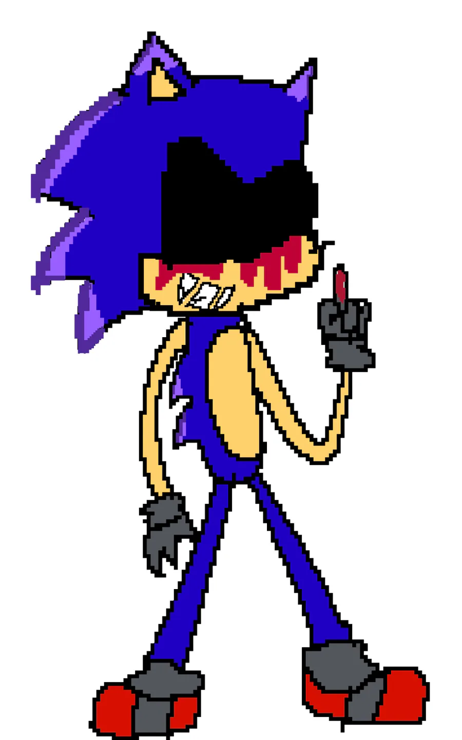 suggest me some stuff to say as sonic.exe (since i figured a pretty solid  impression imo) : r/FridayNightFunkin