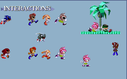 AyKa7 on Game Jolt: Work in progress on new Fleetway Amy sprites