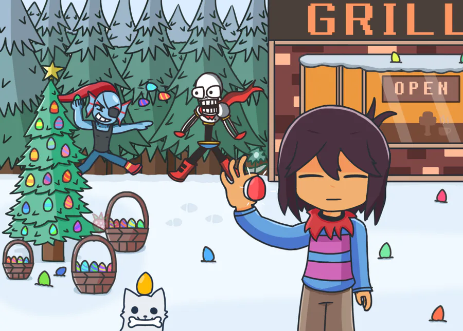 Undertale Christmas Sans Battle by Remaster_Productions - Game Jolt