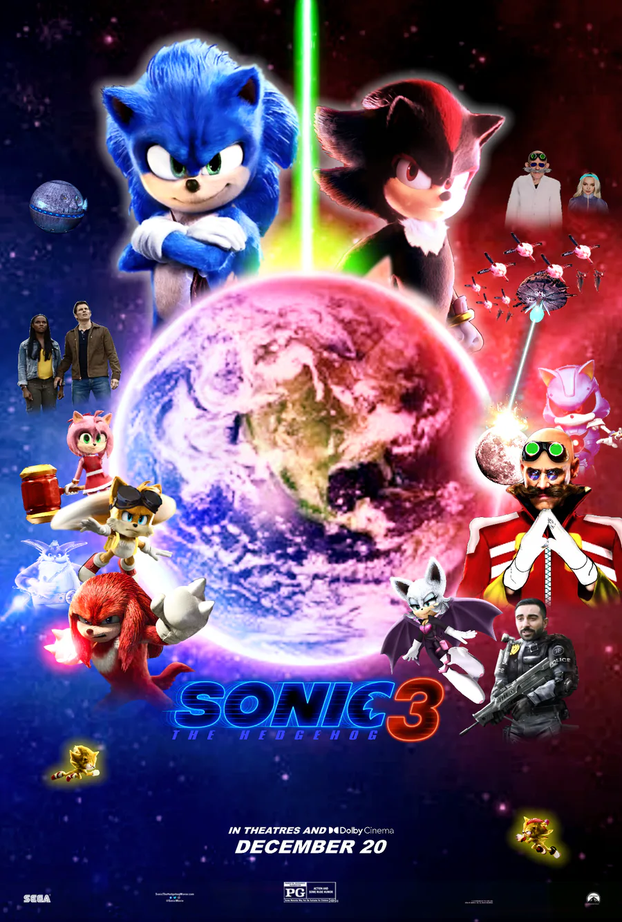  Sonic 3 ganha data de estreia nos cinemas