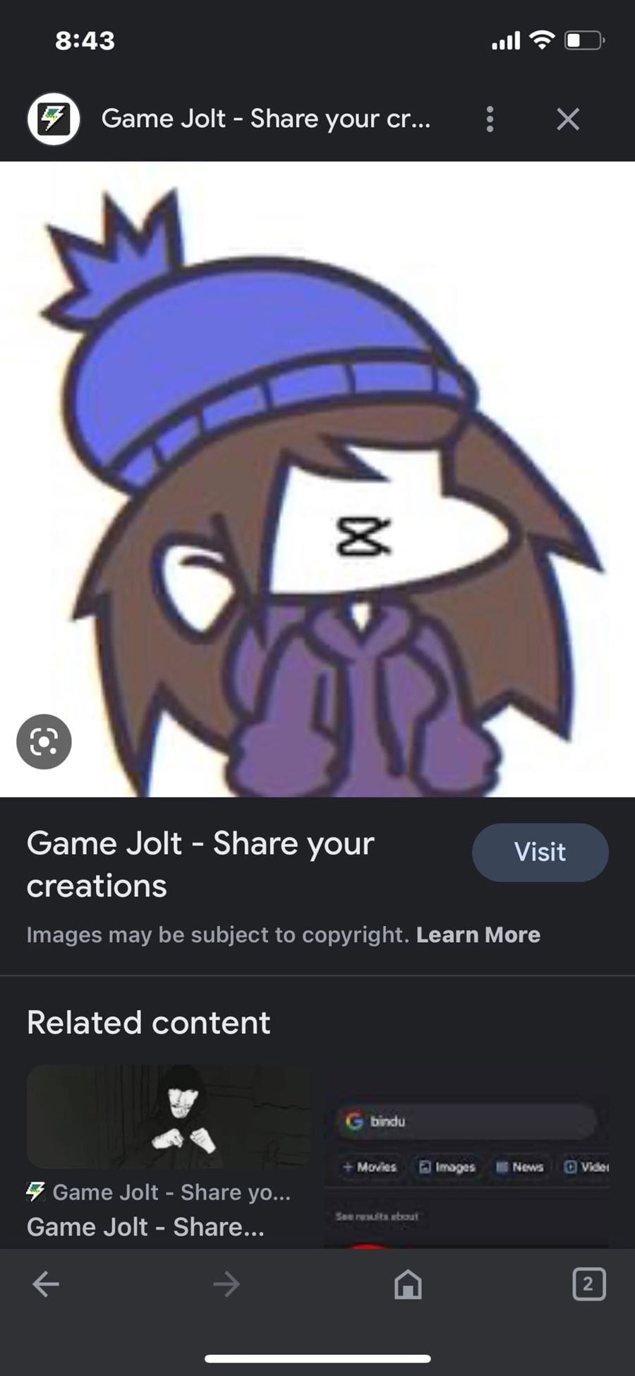 Share your creations - Game Jolt