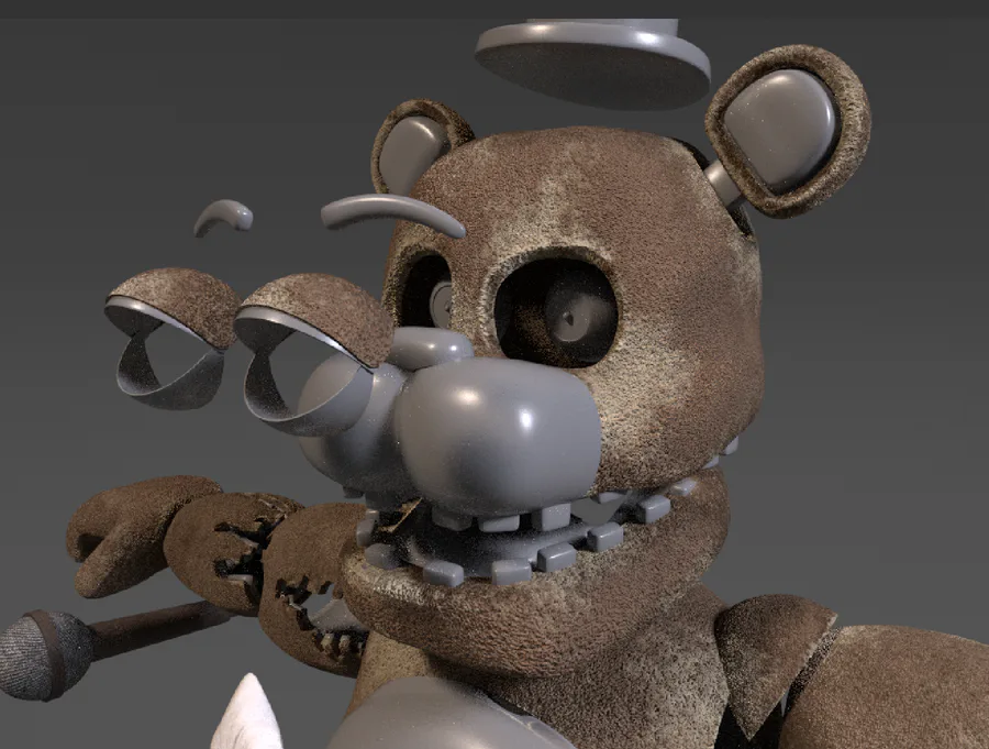 Withered Freddy Retexture - fivenightsatfreddys