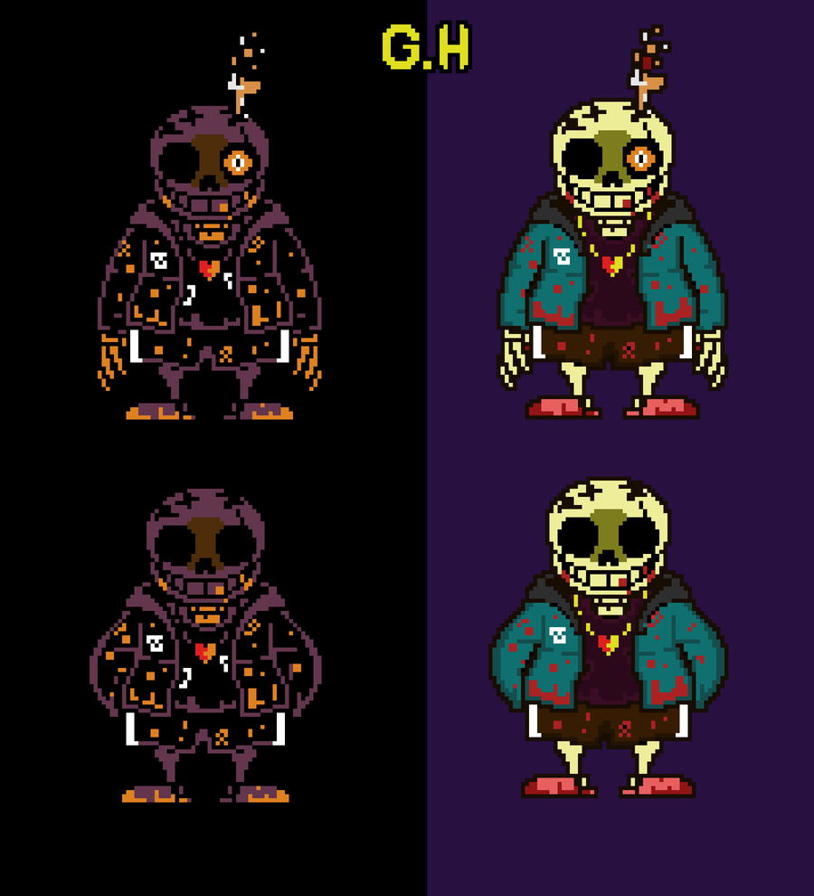 Undertale Au Fanon Wiki - Error Sans Pixel Art, HD Png Download