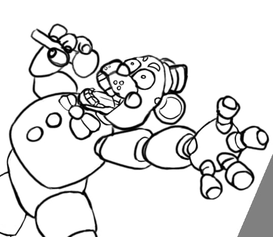 Image result for freddy fazbear coloring pages  Monster coloring pages,  Star wars coloring book, Coloring pages