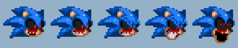 I deadass love when I Mania-Style Mod.Gen sprites - Sonic.EXE : Project  Parasite by MiIes