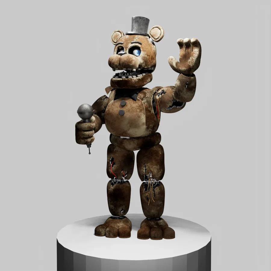 Fnaf2 Toy & withered Freddy reverse textures Chrome Theme - ThemeBeta