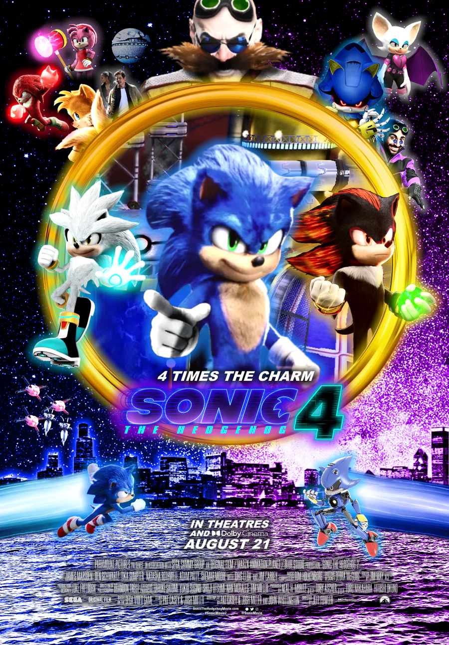 sonic 4 o filme logo!! 2026 