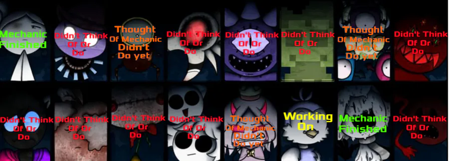 Flumpty Custom Night - Row 2 : r/OneNightAtFlumptys