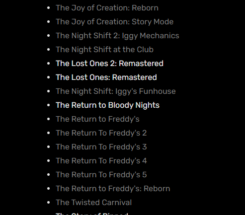The Joy of Creation: Reborn, Five Nights at Freddy's Wiki