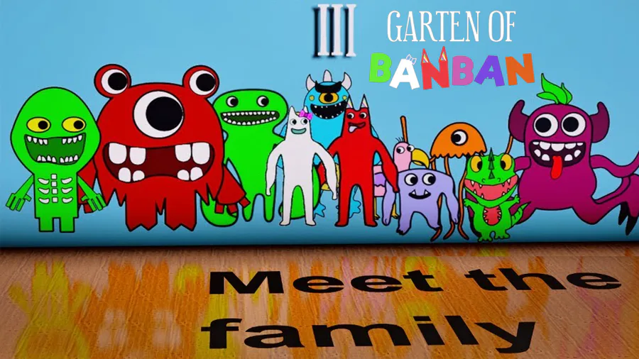 Garten of Banban 3 - All New Monsters (Full Gameplay) 
