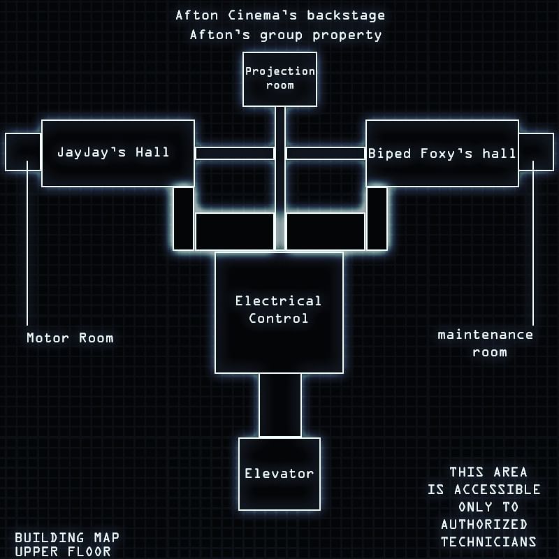Map teasers. FIRST FLOOR AND SECOND fnaf fnaffangame 