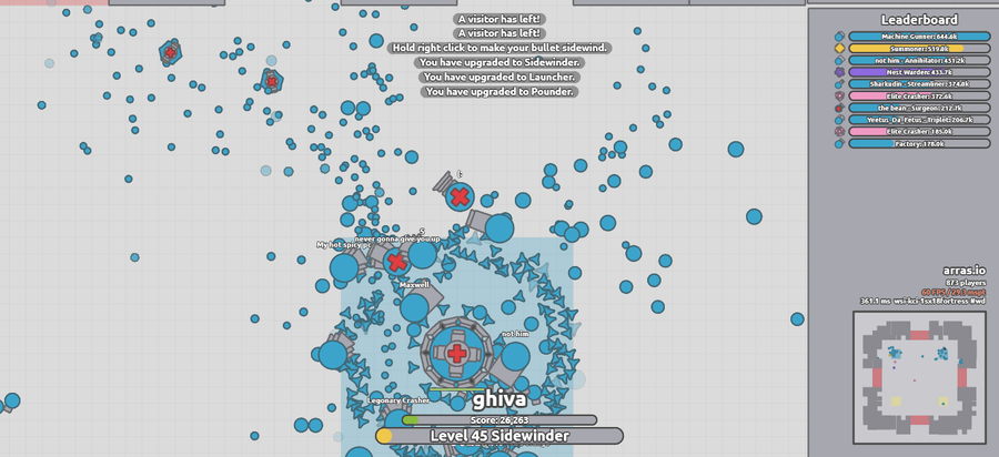 Arras.io - 7 Mega Smashers VS Multiboxers 