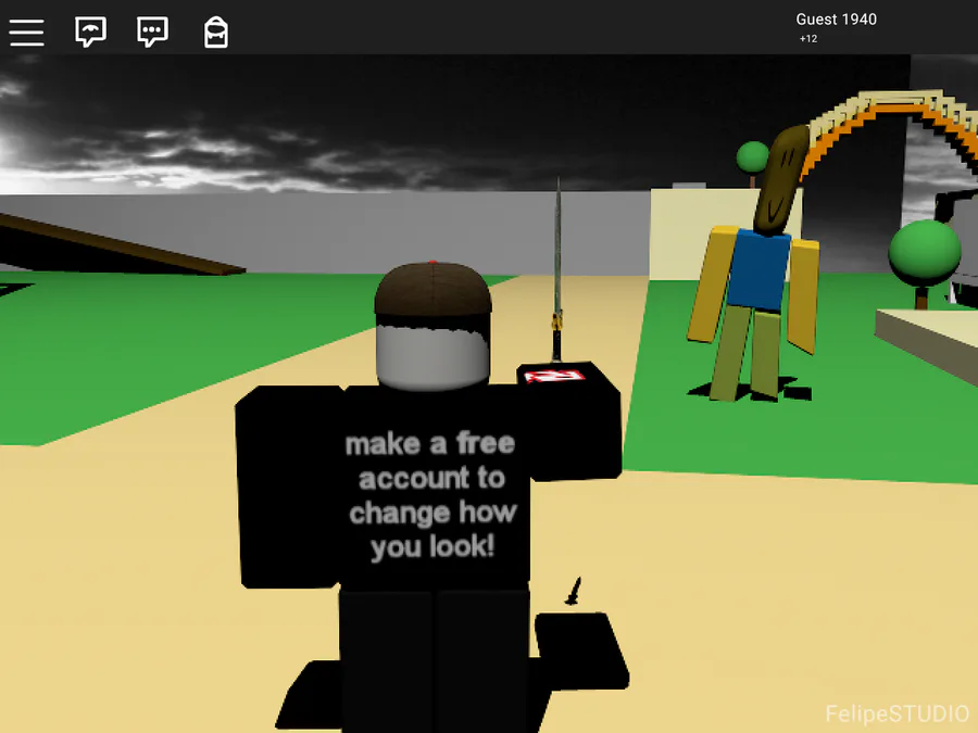 MAKING THE LAST GUEST A ROBLOX ACCOUNT!! 