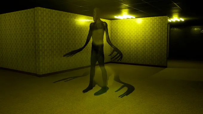 SCP-173 in The Backrooms (found footage) 