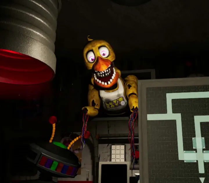 UCN: Withered Chica Gets Stuck? 